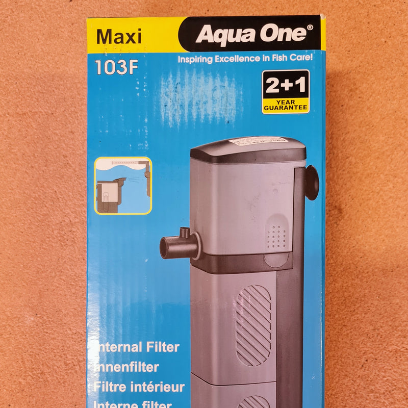 Internal Aquarium Filter - Aqua One Maxi 102F