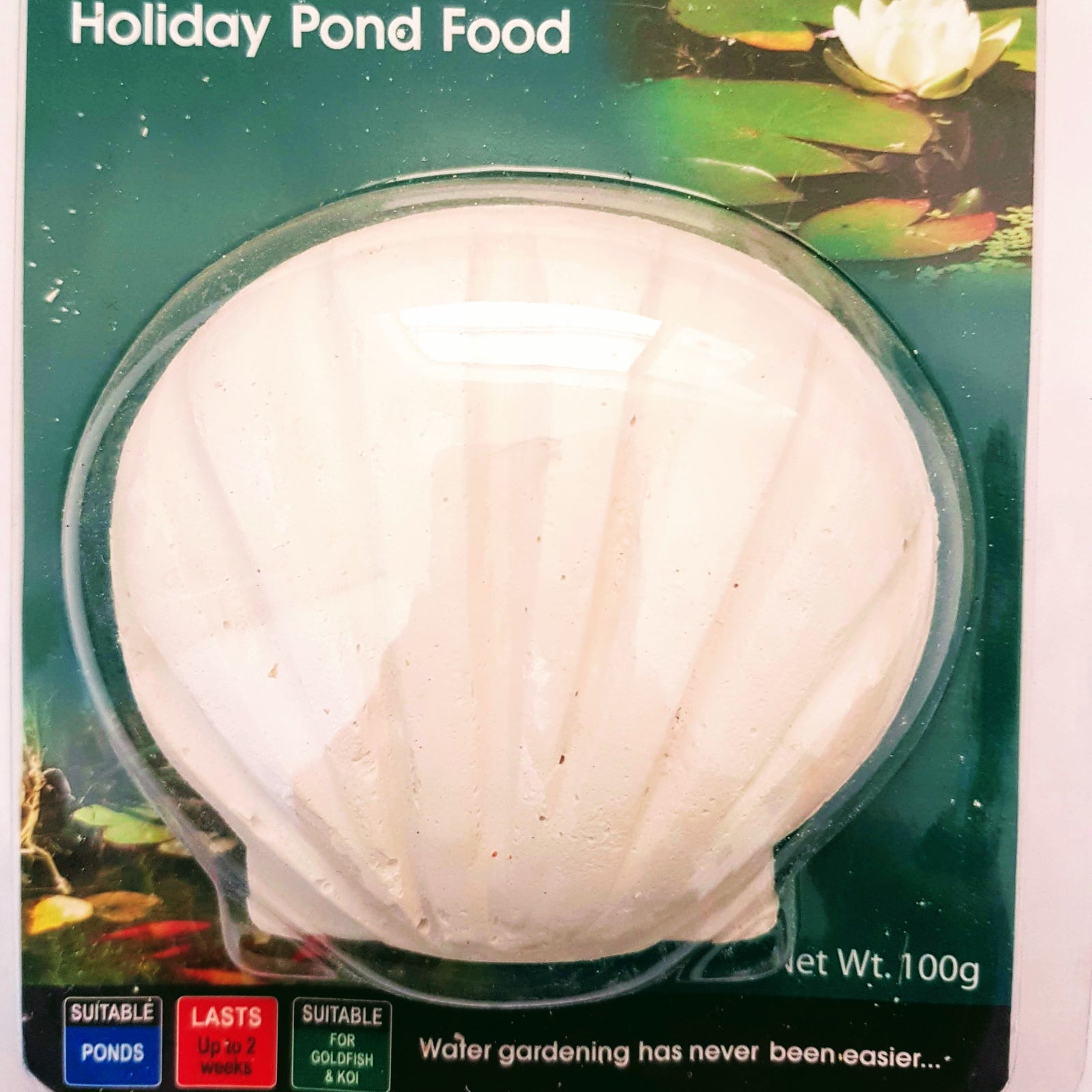 Pond Fish Food Holiday Block