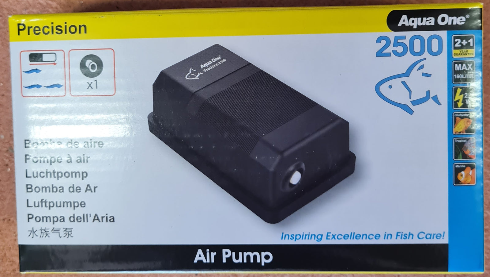 Aqua One Precision Air Pump 2500