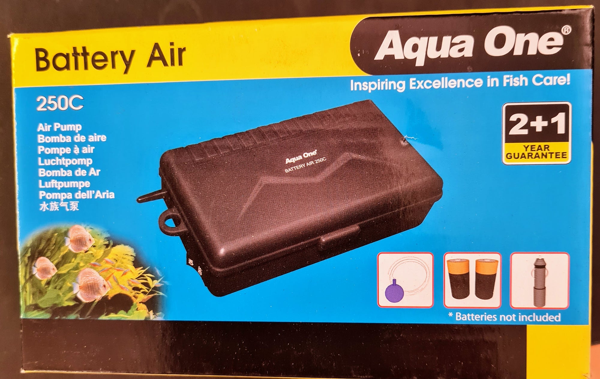 Aqua One Battery Air 250C - With Cigarette Lighter Power Supply