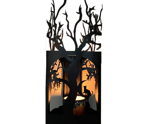 Forest Light Box - Matt Black