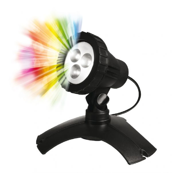 Add On Pondmax 3LED Multi Colour Pond/Garden Light - No Remote